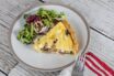 Delicious Quiche with Vegetables and Cheese